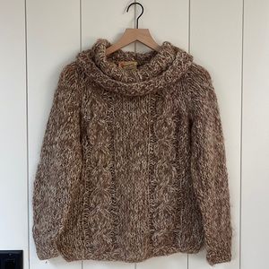 Vintage Hand Made Rosanna knitted turtleneck mohair wool Italy